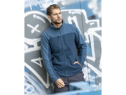Mikina fleece MICHAEL modrá