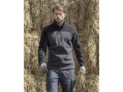 Mikina fleece MICHAEL tmavě šedá
