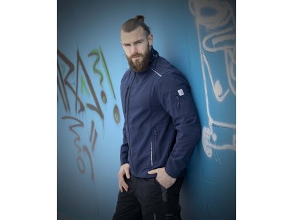 Softshellová bunda VISION tmavě modrá