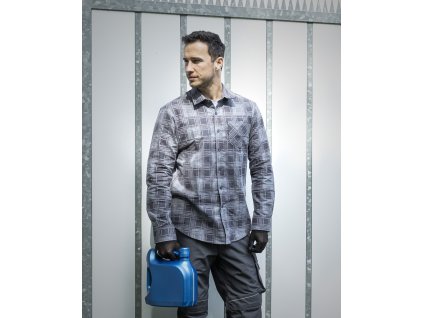 Flanelová košile ARDON®URBAN+ , šedá XS (Velikost XS)