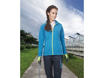 Mikina fleece FLORET azurově modrá