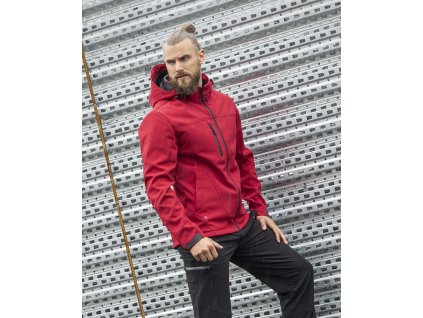 Bunda softsh. ARDON®SPIRIT pánská, červená L (Velikost L)