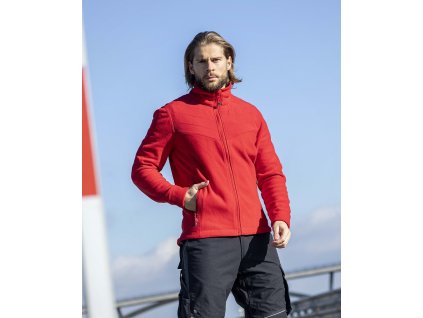 Mikina SOFTFLEECE COMBO červená