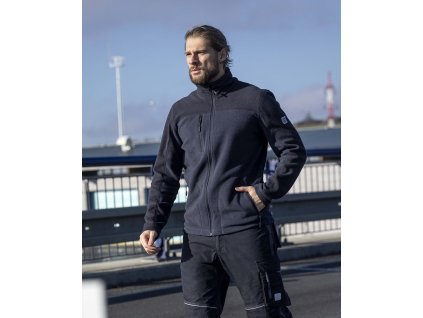 Mikina fleece MICHAEL antracitová