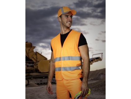 Reflexní vesta ARDON®BOLT oranžová S-M (Velikost S-M)