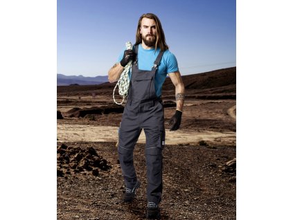 Kalhoty s laclem ARDON®URBAN+ prodloužené tmavě šedá M (Velikost M)