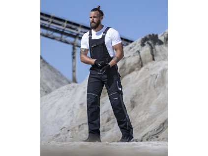 Kalhoty s laclem URBAN+ černé prodloužené