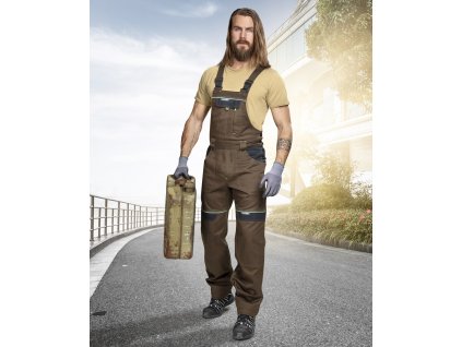 Kalhoty s laclem ARDON®COOL TREND zkrácené hnědá S (Velikost S)