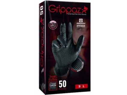 Nitrilové rukavice GRIPPAZ černé