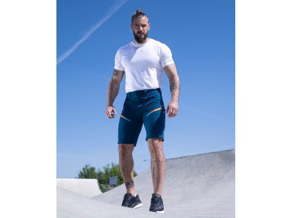 Softshellové kraťasy ARDON®CREATRON® modrá neon 46 (Velikost 46)