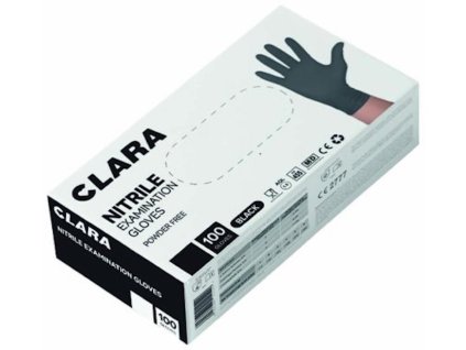 Nitrilové rukavice Clara Black Nitrile