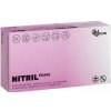 Perleťové růžové nitrilové rukavice