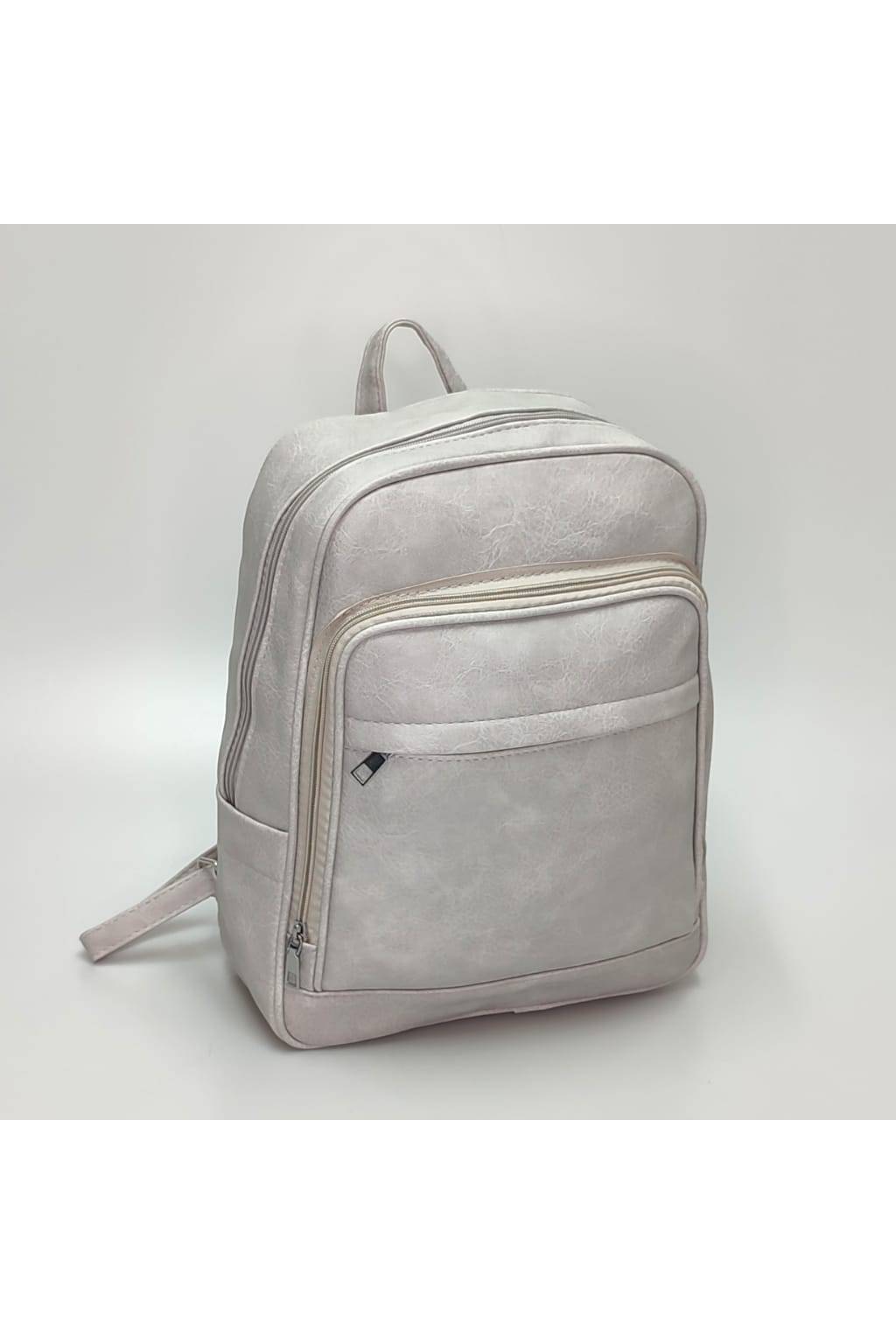 Dámsky ruksak 666L svetlo sivý www.kabelky vypredaj (1)