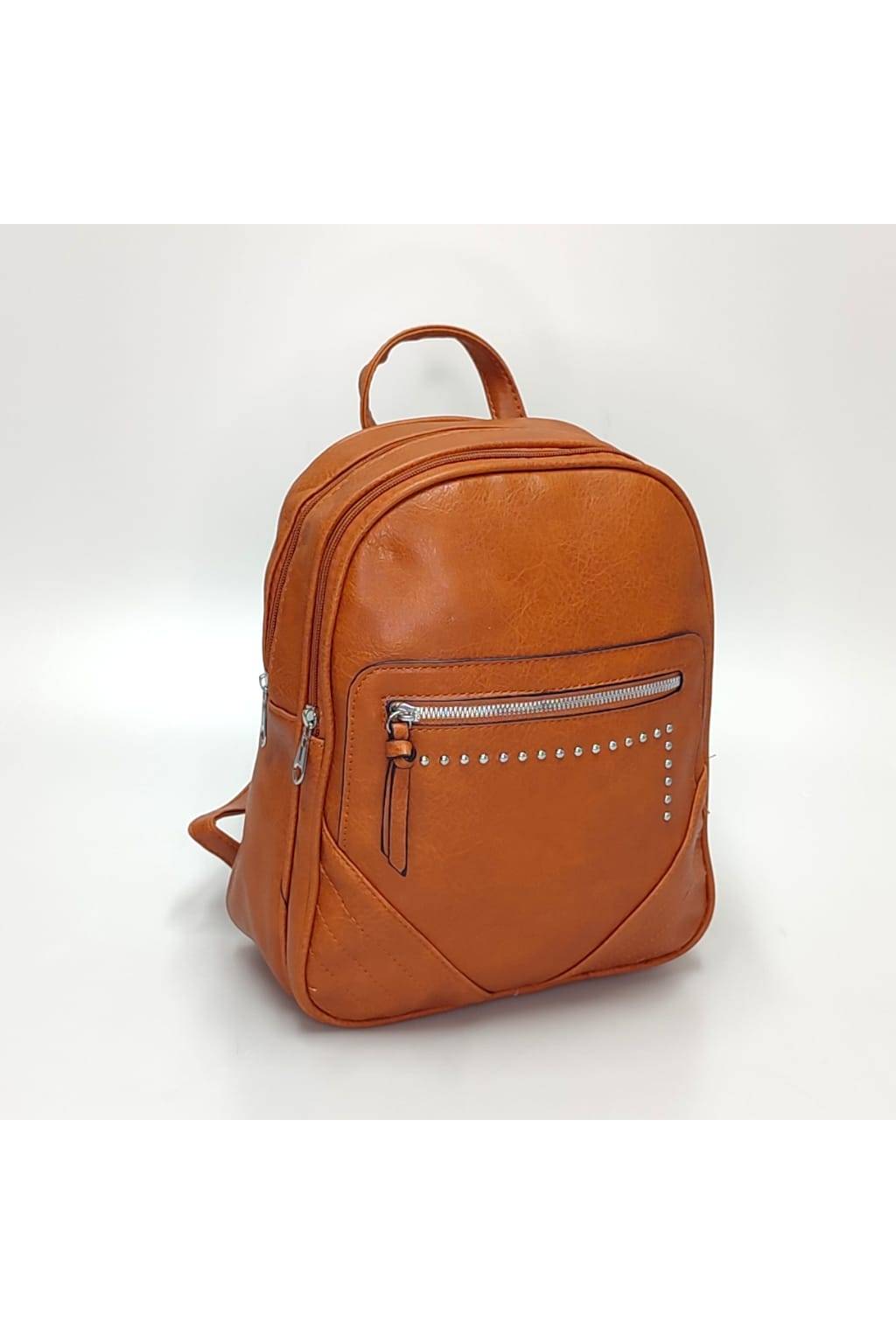 Dámsky ruksak 6301 tehlový www.kabelky vypredaj (1)