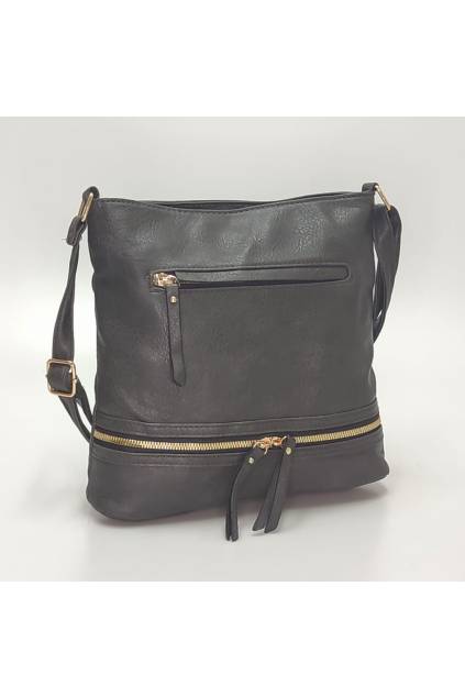 Dámska crossbody kabelka H3015 tmavo sivá www.kabelky vypredaj (5)