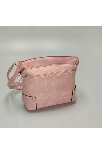 Dámska crossbody kabelka 1718 svetloružová www.kabelky vypredaj (31)