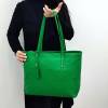 Damenhandtasche aus Leder 6434 grün