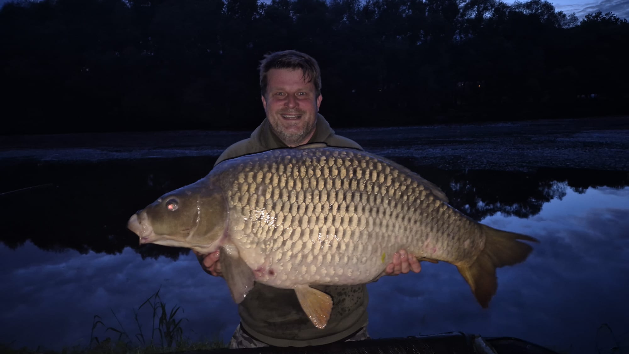 Životní kapr přes 20 kilogramů ulovený na narozeniny
