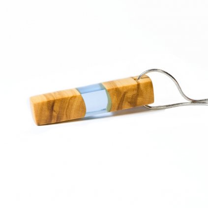 PDP0007 olivovy privesek modry vzor 1