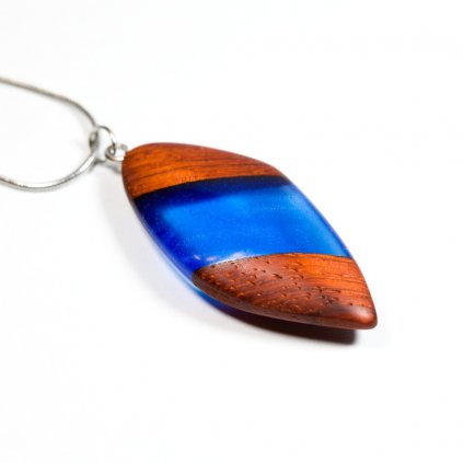 PDP0019 privesek modry padouk II