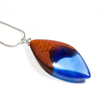 PDP0020 privesek modry padouk I