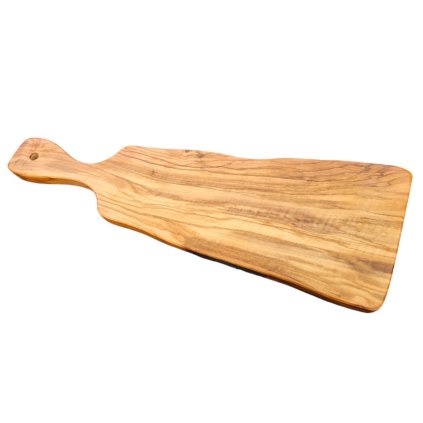 Servírovací prkénko z olivového dřeva 39 × 14 cm s rukojetí