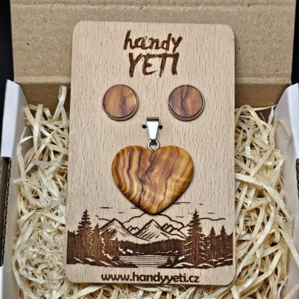 SSD0014 set oliva srdce pecky 12mm vzor1