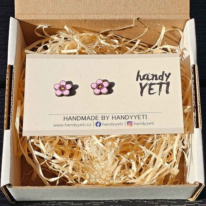 drevene naunice ruzova sakura 1