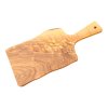 Servírovací prkénko z olivového dřeva – 34 × 15 cm s rukojetí