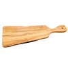 Servírovací prkénko z olivového dřeva 39 × 14 cm s rukojetí