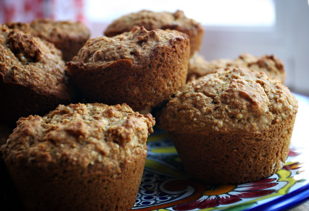 Apfelmuffins mit Hanfsamen