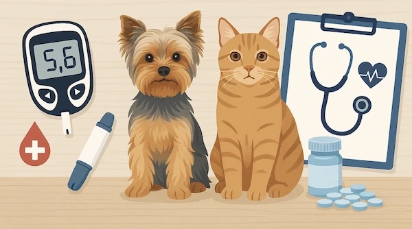 Diabetes bei Tieren: Wie CBD Hunden, Katzen und Pferden helfen kann