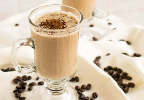 Hanfsamen-Kaffee Smoothie