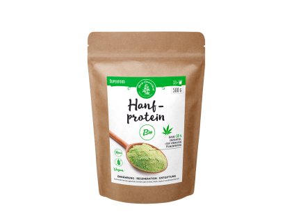 Konopny protein DE Bio 500