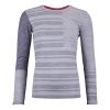 185 Rock'N'Wool Long Sleeve Women's (Size L, Color Grey Blend)