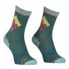 Alpine Light Compression Mid Socks Women's (Size 42-44, Color Pacific Green)