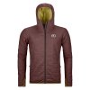 Swisswool Piz Badus Jacket Men's (Size S, Color Clay Orange)