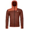 Swisswool Piz Badus Jacket Men's (Size S, Color Clay Orange)