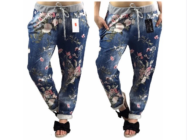 Tepláky květované