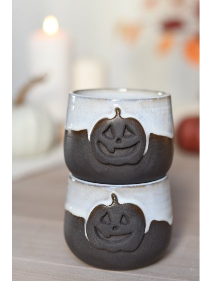 BLACK & WHITE SPOOKY PUMPKIN II. 250-270ml