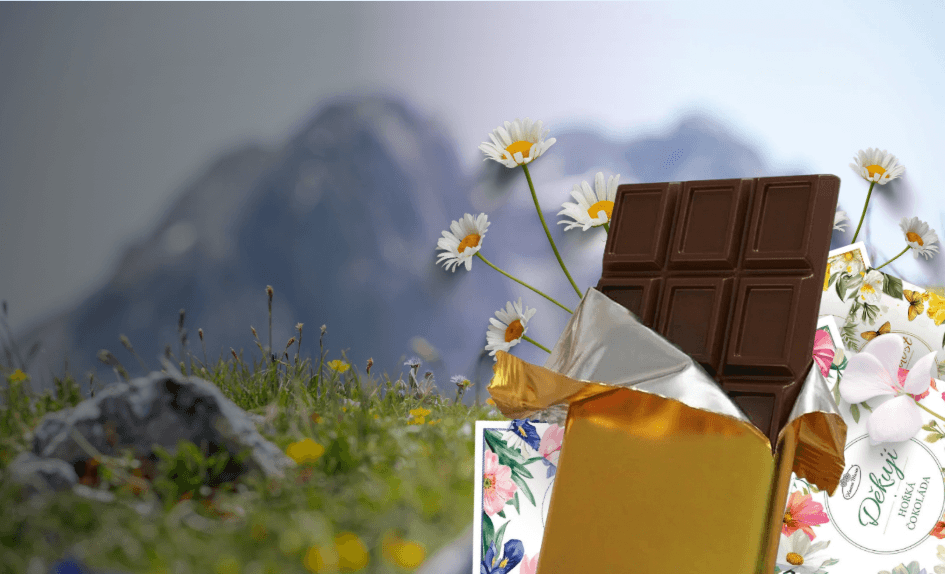 Čokoláda s přáním, které potěší.