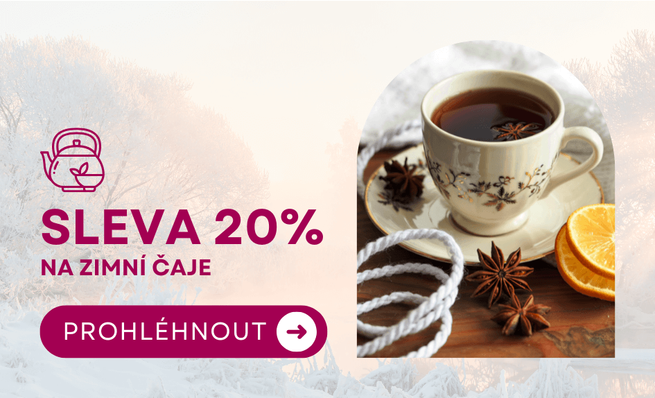 Sleva 20% na zimní čaje