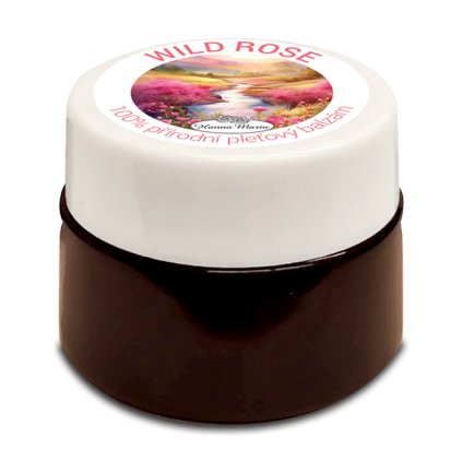 Wild Rose BALZAM 2024 hnede sklo a bile vicko 15 ml