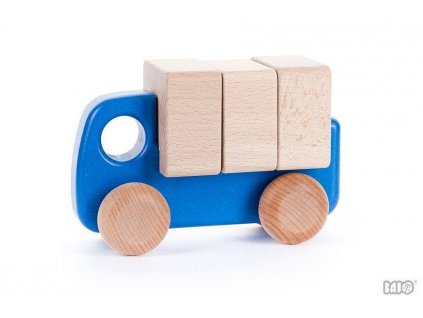 Dřevěné auto s bloky| Hannel