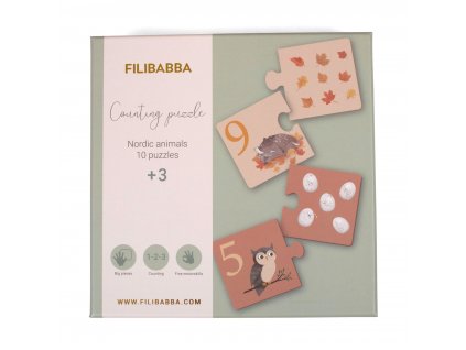 Filibabba Puzzle severská zvířata|Hannel