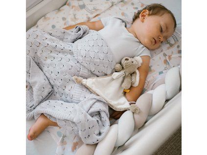 pletená bambus deka