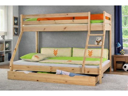 Dětská patrová postel Conrad s rošty ZDARMA