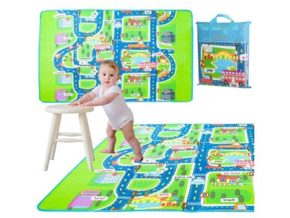 Educational foam mat for children street 160x130cm 136309 680x680