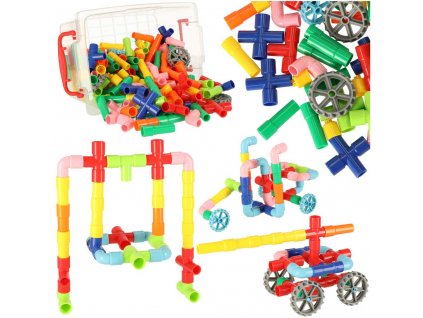 Educational construction blocks Water pipes with accessories 170el 142067