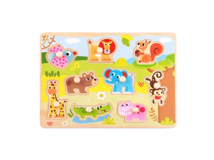 tooky toy dřevěné puzzle farma